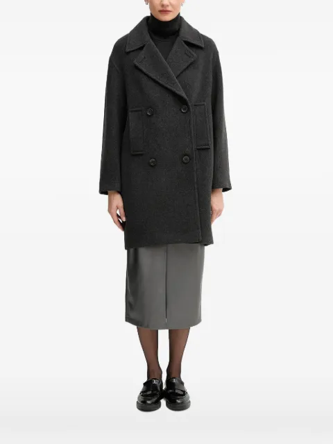 Marc Aurel pocket double-breasted coat