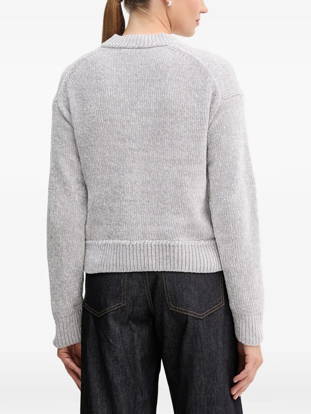  Marc Aurel Pocket Button Cardigan - Grey 