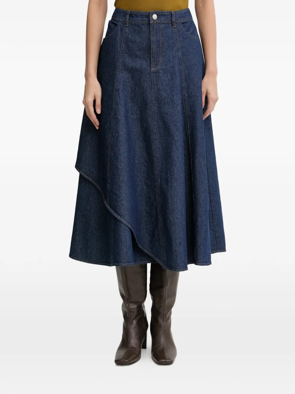 Hoss Intropia asymmetric skirt - Blu