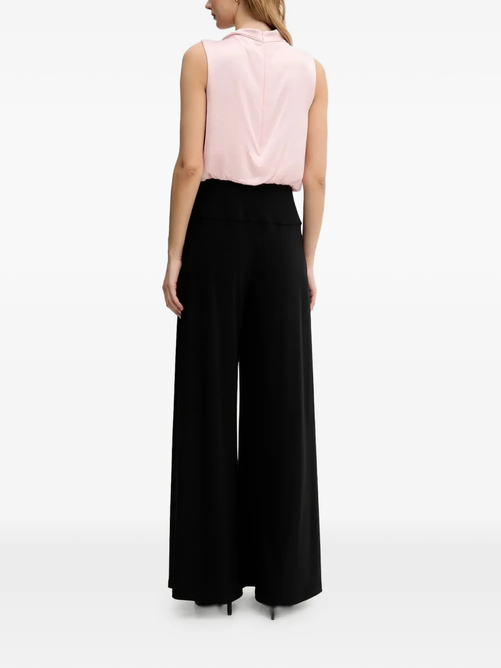 Joseph Ribkoff Jumpsuit met strikdetail Zwart