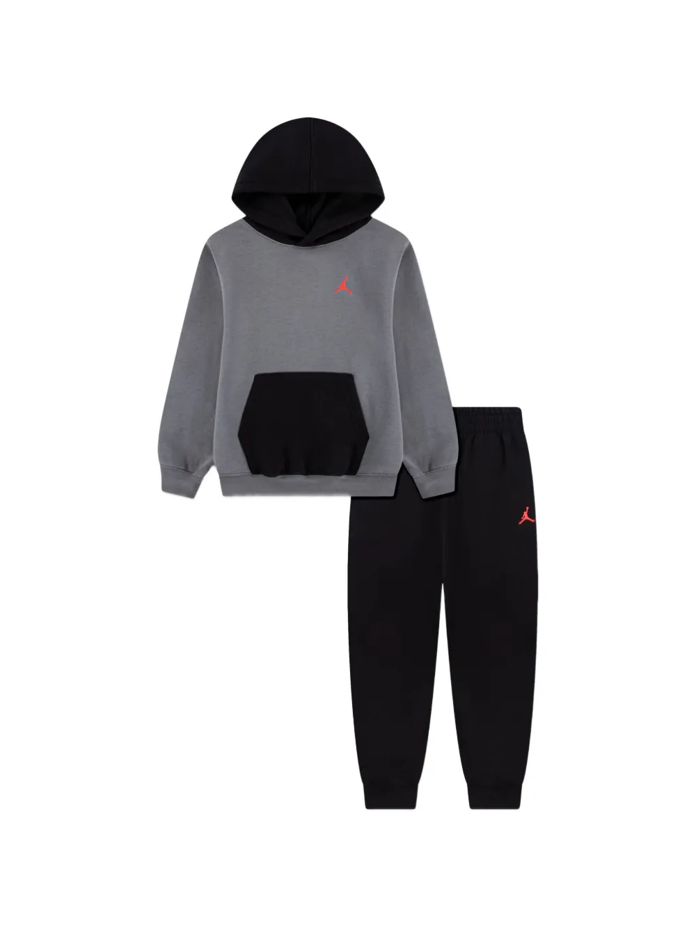 Jordan Kids logo-detail hooded tracksuit - Nero