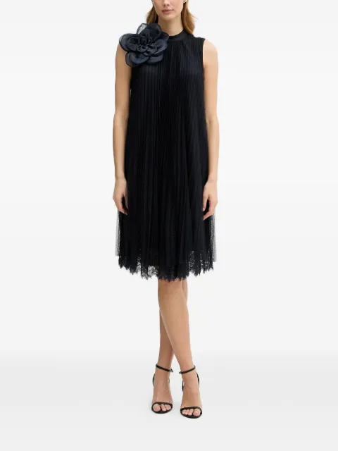 Joseph Ribkoff flower pleated dress