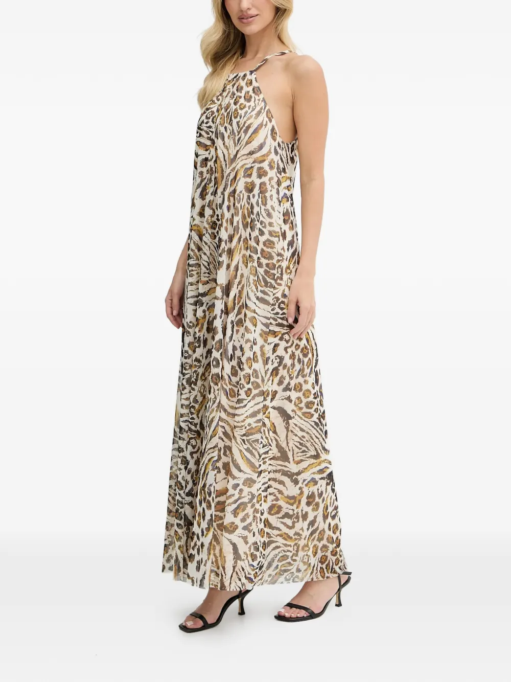  Marc Aurel Animal-print Maxi Dress - Neutrals 
