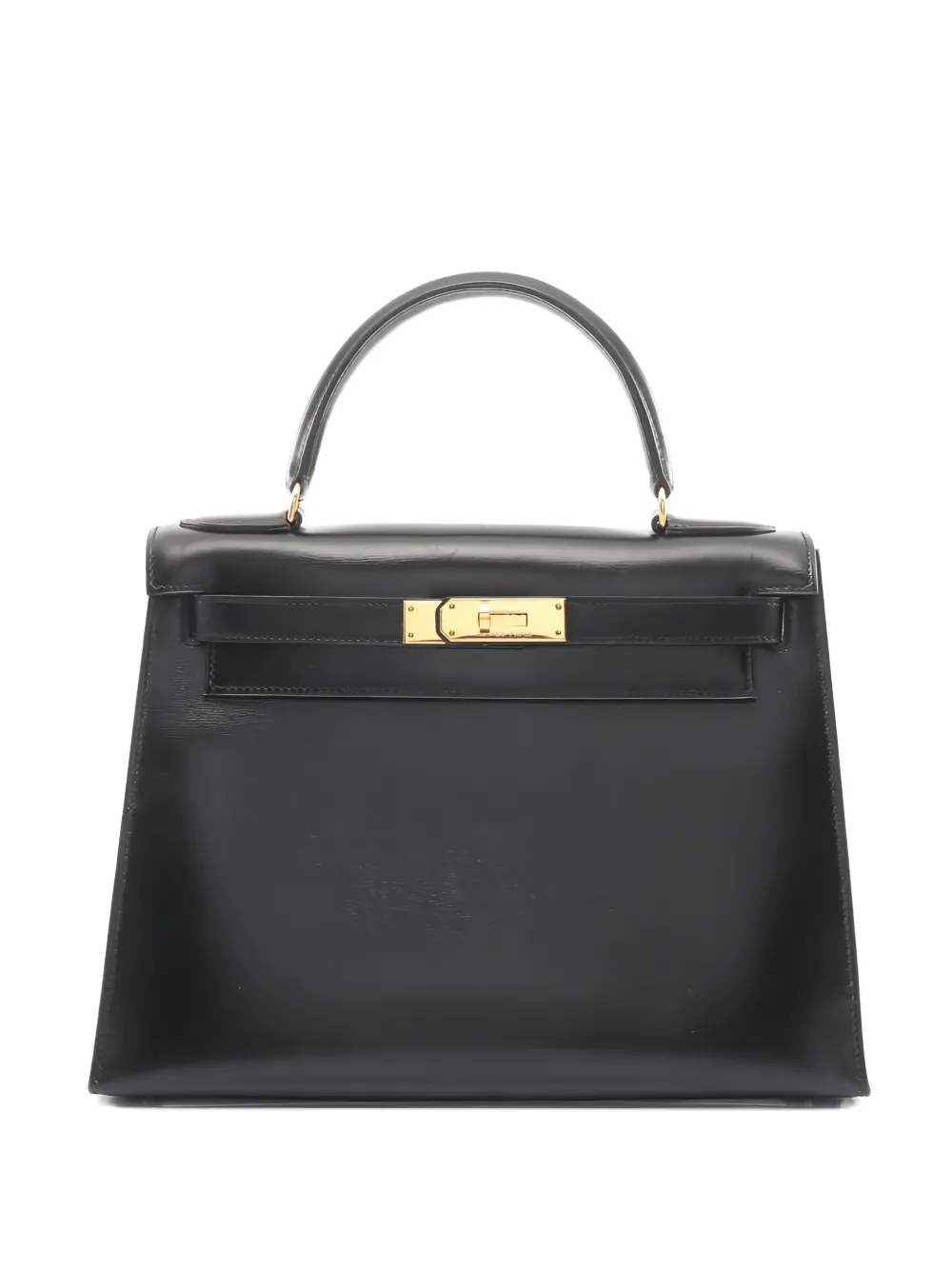 Hermès Pre-Owned 1983 Kelly 28 leather tote bag - Nero