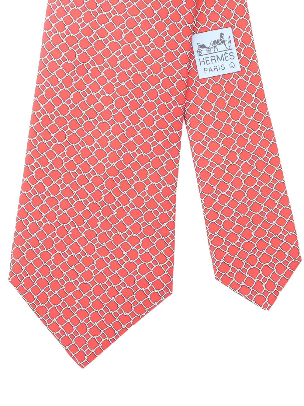 2010s Patterned Silk Tie