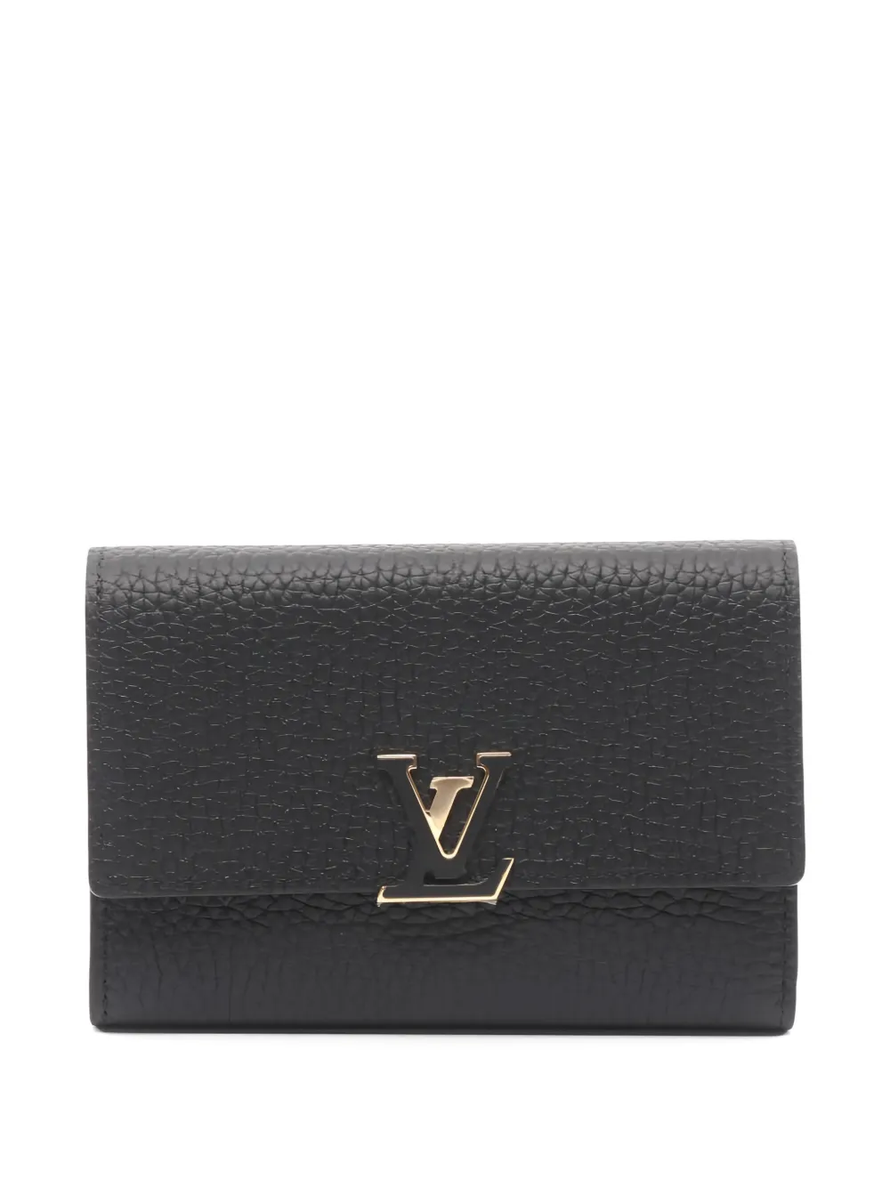 Louis Vuitton Pre-Owned Portafoglio tri-fold Portefeuille Capucines - Nero