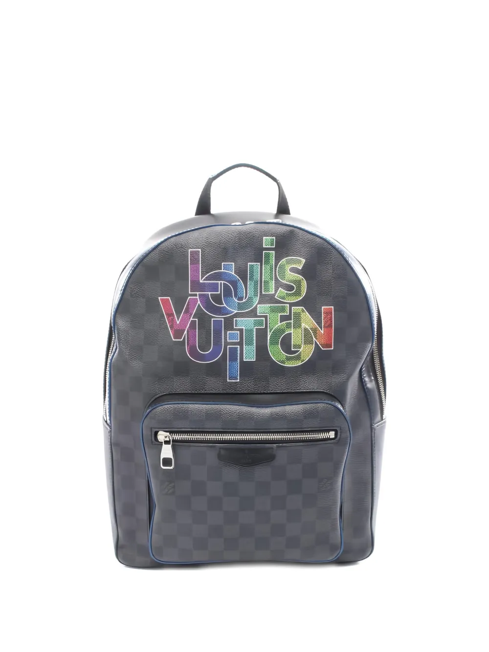 Pre-owned Louis Vuitton 2019 Josh Damier Graphite Virgil Abloh Backpack In Gray