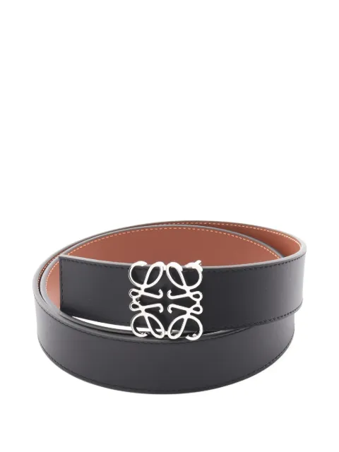 Loewe Pre-Owned 2000s Anagram reversible leather belt