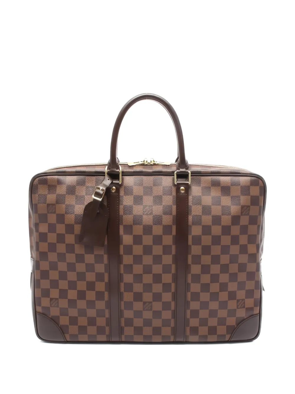 Louis Vuitton Pre-Owned Voyage damier ebene briefcase - Marrone
