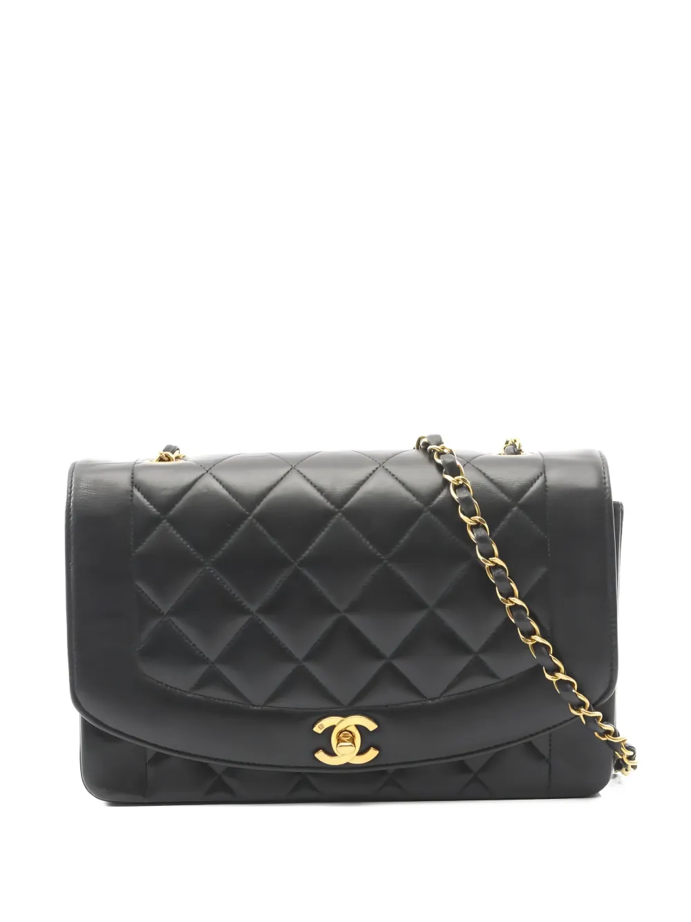 CHANEL Pre-Owned 1996 Matelasse Diana Flap chain shoulder bag - Nero