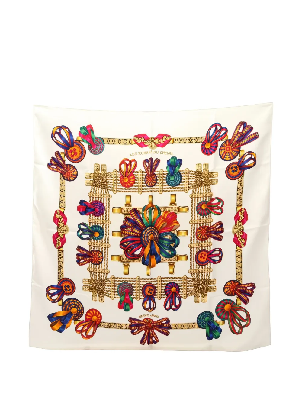 Hermès Pre-Owned 2000s silk scarf - Toni neutri