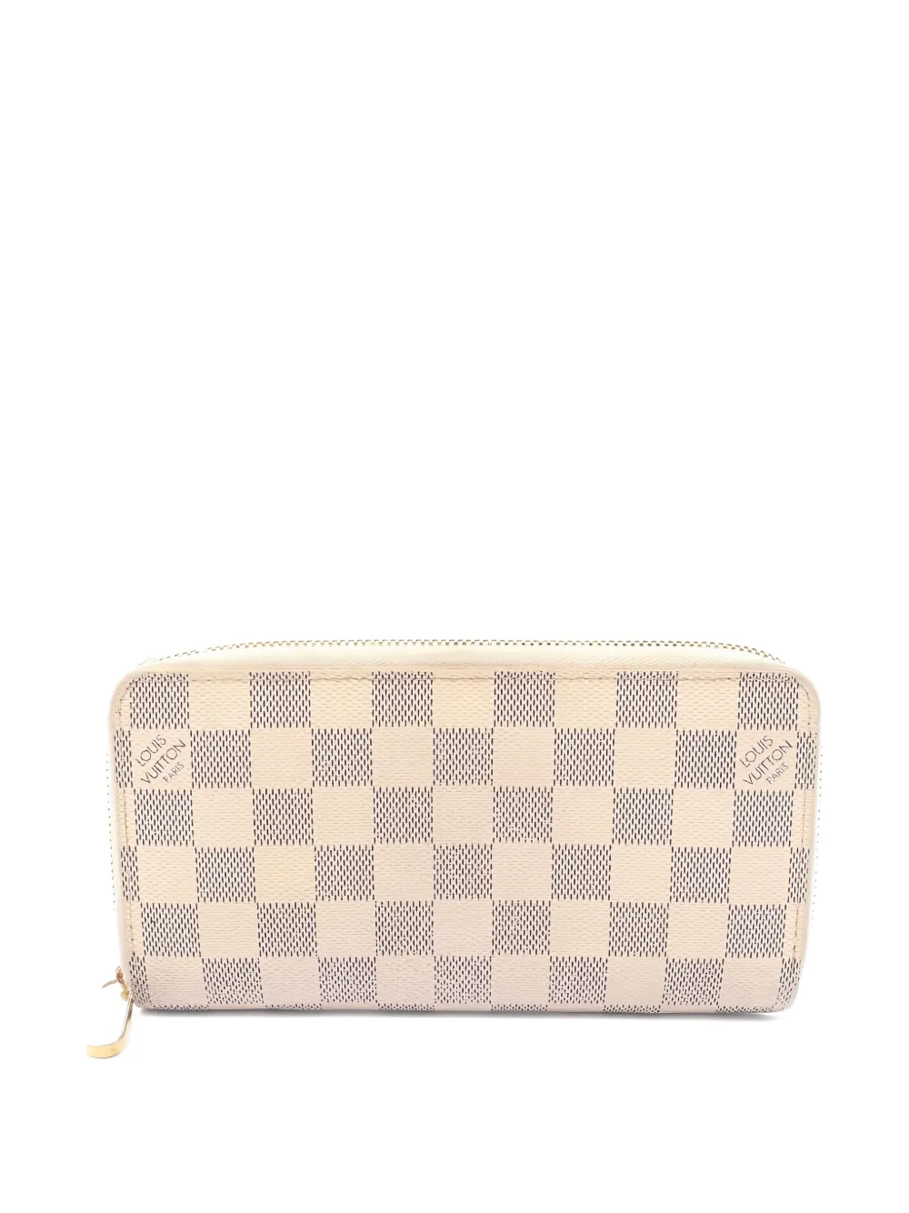 Louis Vuitton Pre-Owned 2009 Damier round zip wallet - Toni neutri