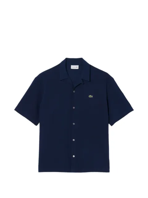 Lacoste short-sleeve button-up shirt
