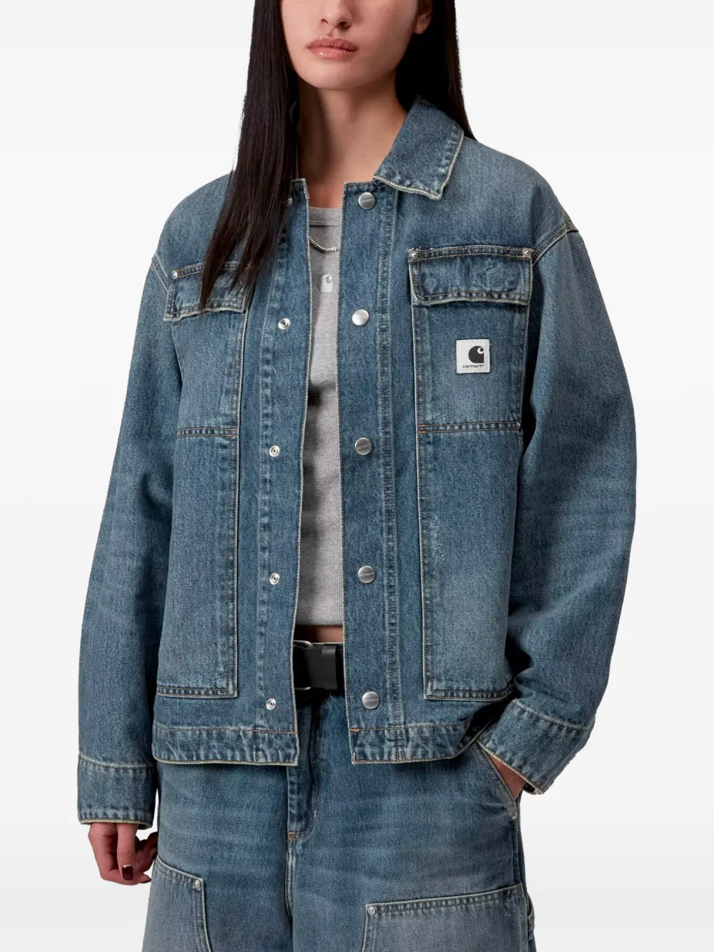 Carhartt WIP W'OG Arctic jack Blauw
