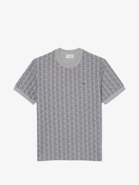Lacoste geometric print T-shirt