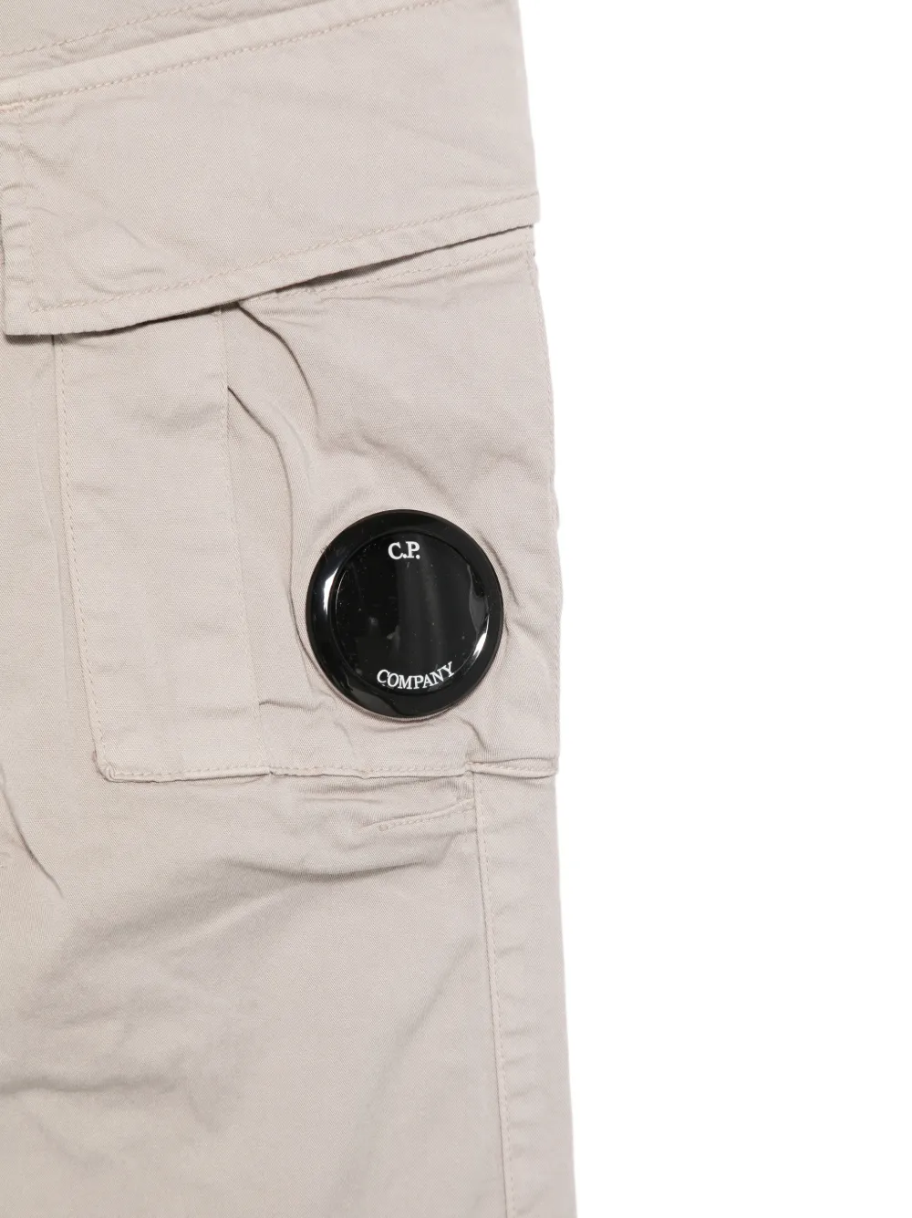 C.P. Company Kids Broek met cargozak Grijs