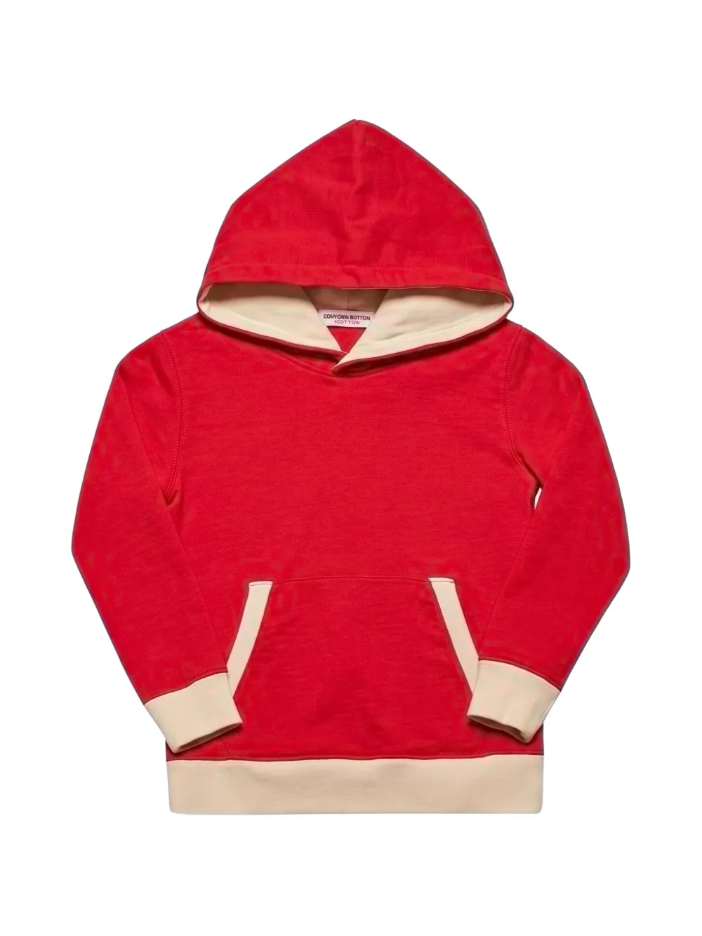 Orlebar Brown Zayden contrast-trim hoodie Rood