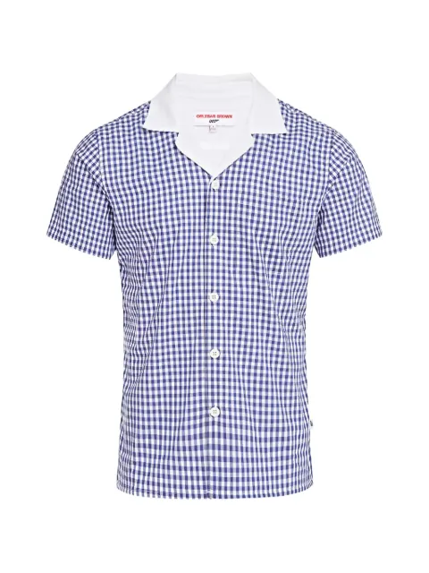 Orlebar Brown Thunderball gingham shirt