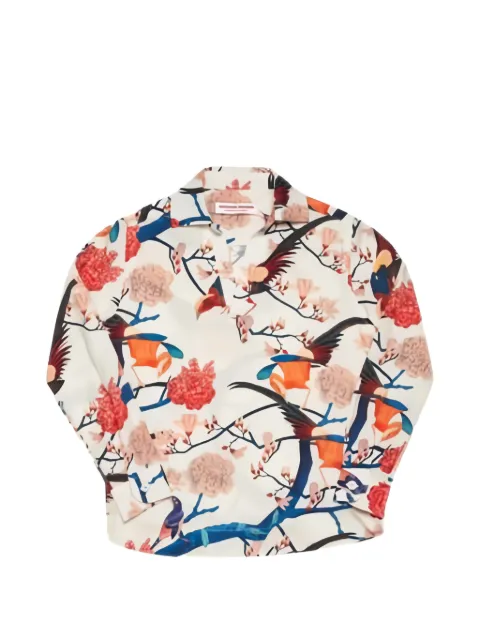 Orlebar Brown Kids Rhys Flight of Fantasy shirt