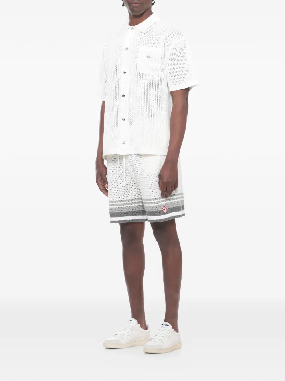 pocket mesh shirt