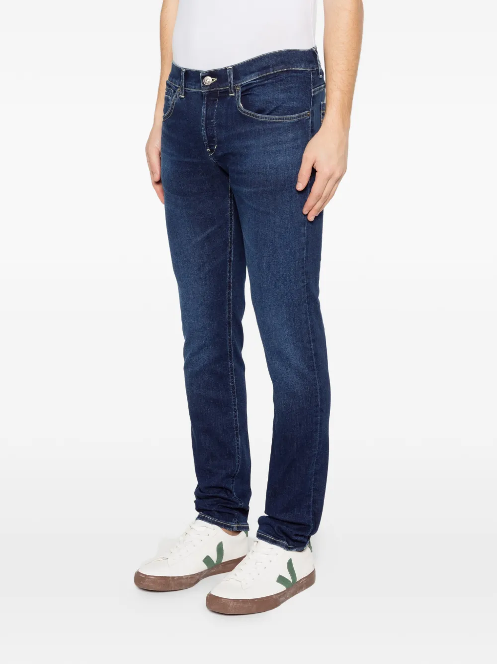 DONDUP Jeans met vijf zakken Blauw