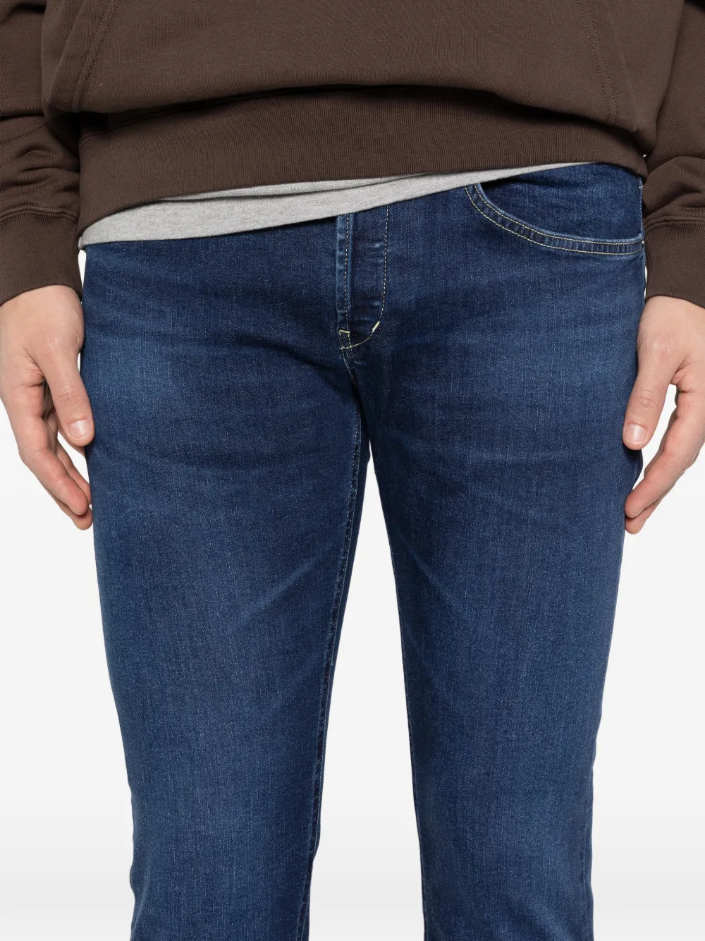 DONDUP Jeans met vijf zakken Blauw