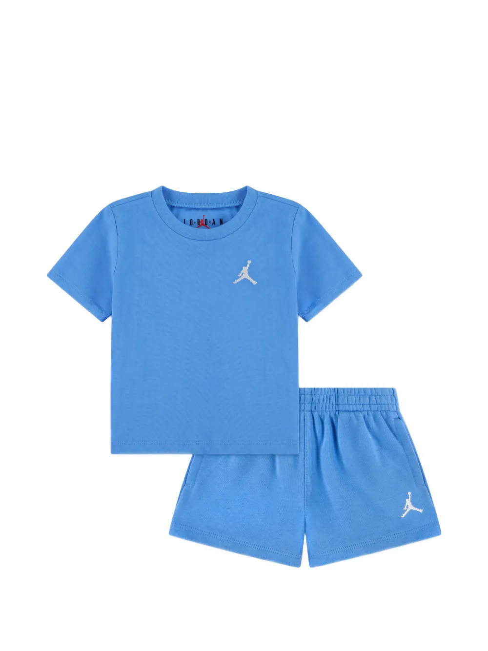 Jordan Kids logo-detail shorts set (set of two) - Blu