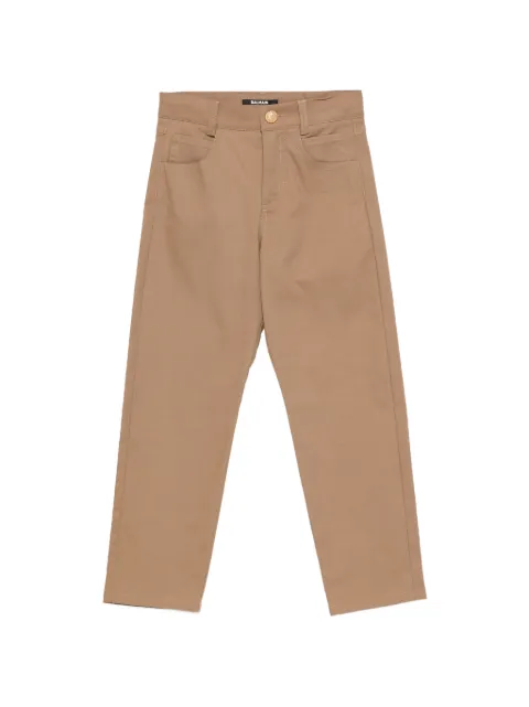 Balmain Kids five-pockets trousers