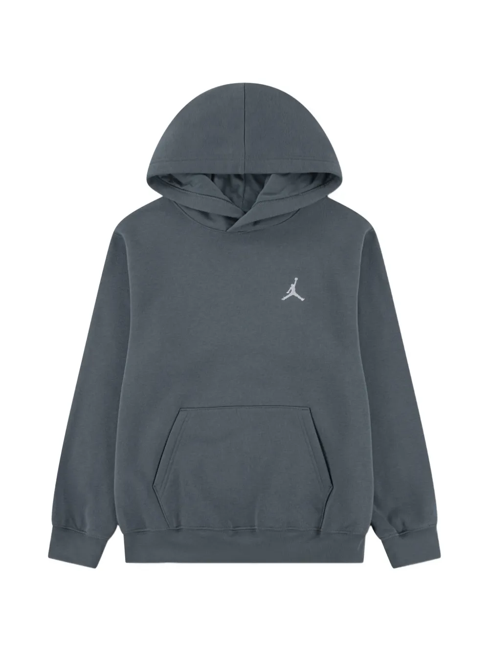 Jordan Kids logo-embroidered hoodie - Grigio