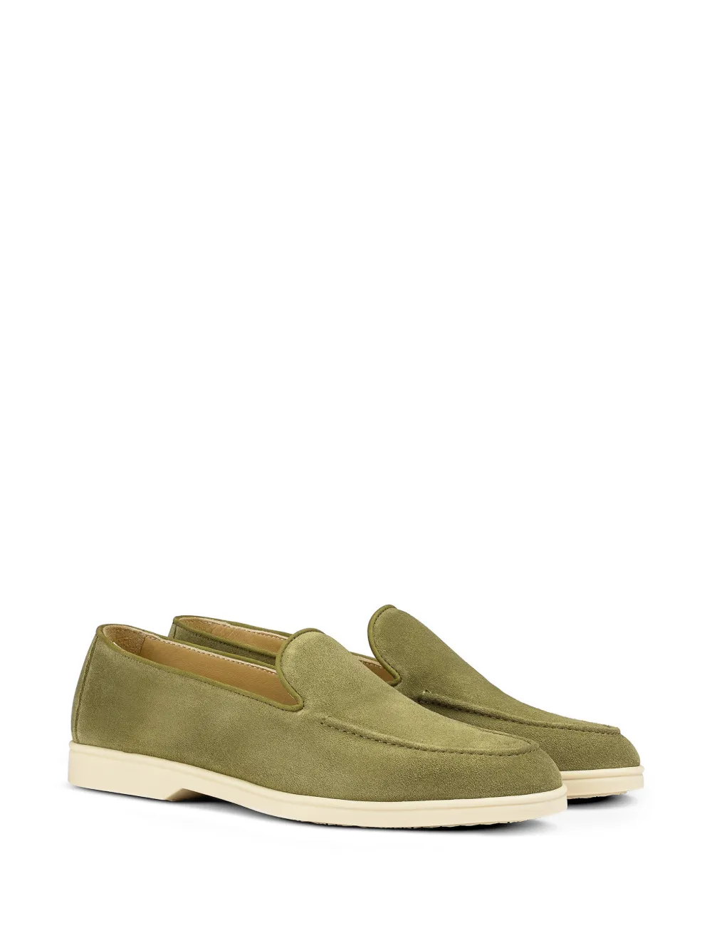 Doucal's suede loafers Groen