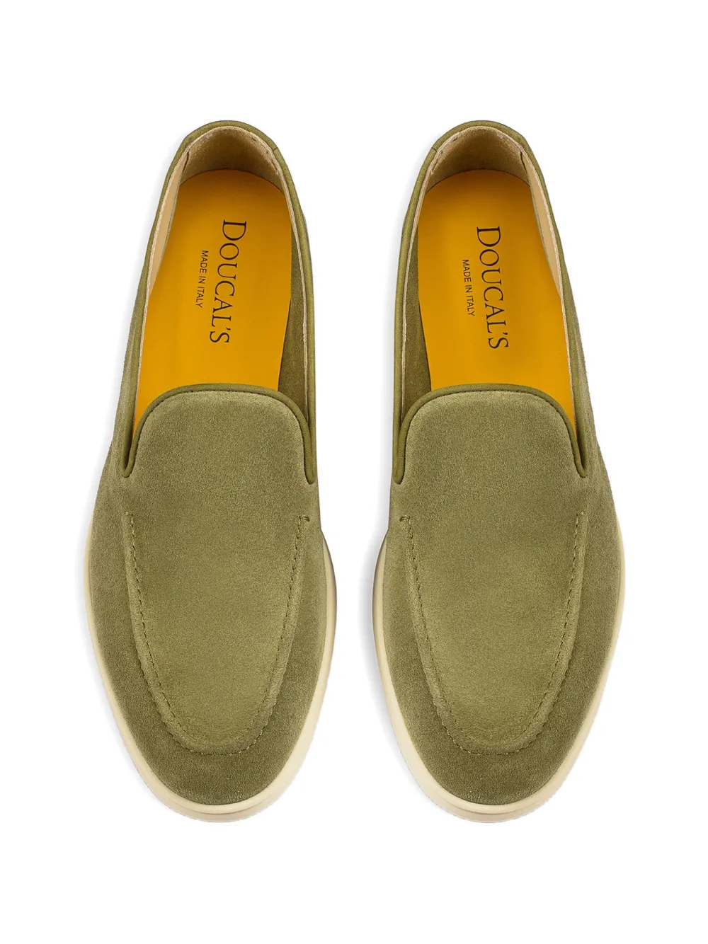 Doucal's suede loafers Groen