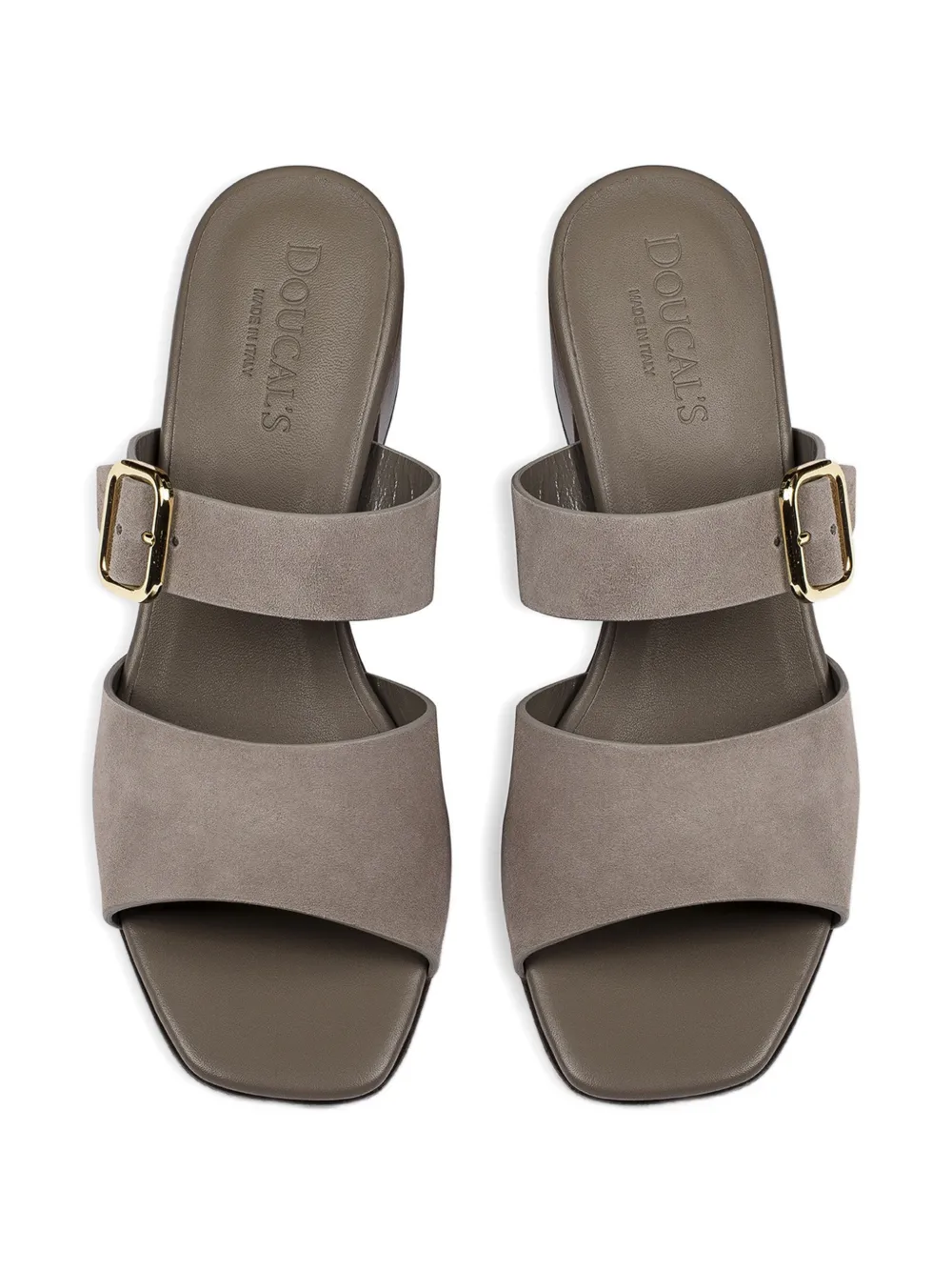 Doucal's Sandalen met dubbele bandjes Grijs