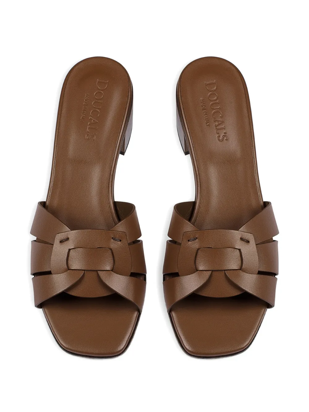 Doucal's leather sandals Bruin