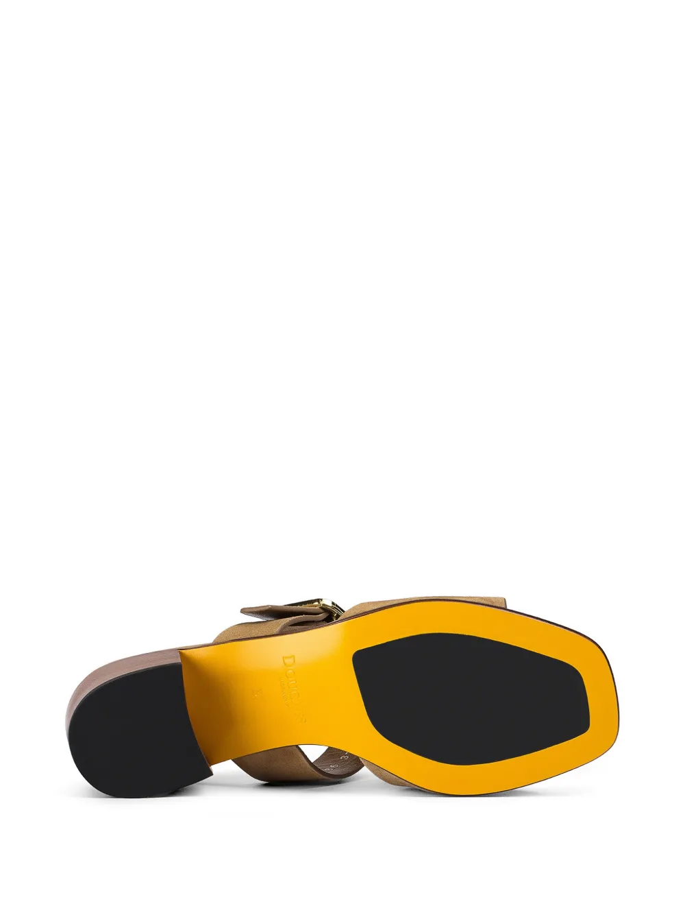 Doucal's Sandalen met dubbele bandjes Beige