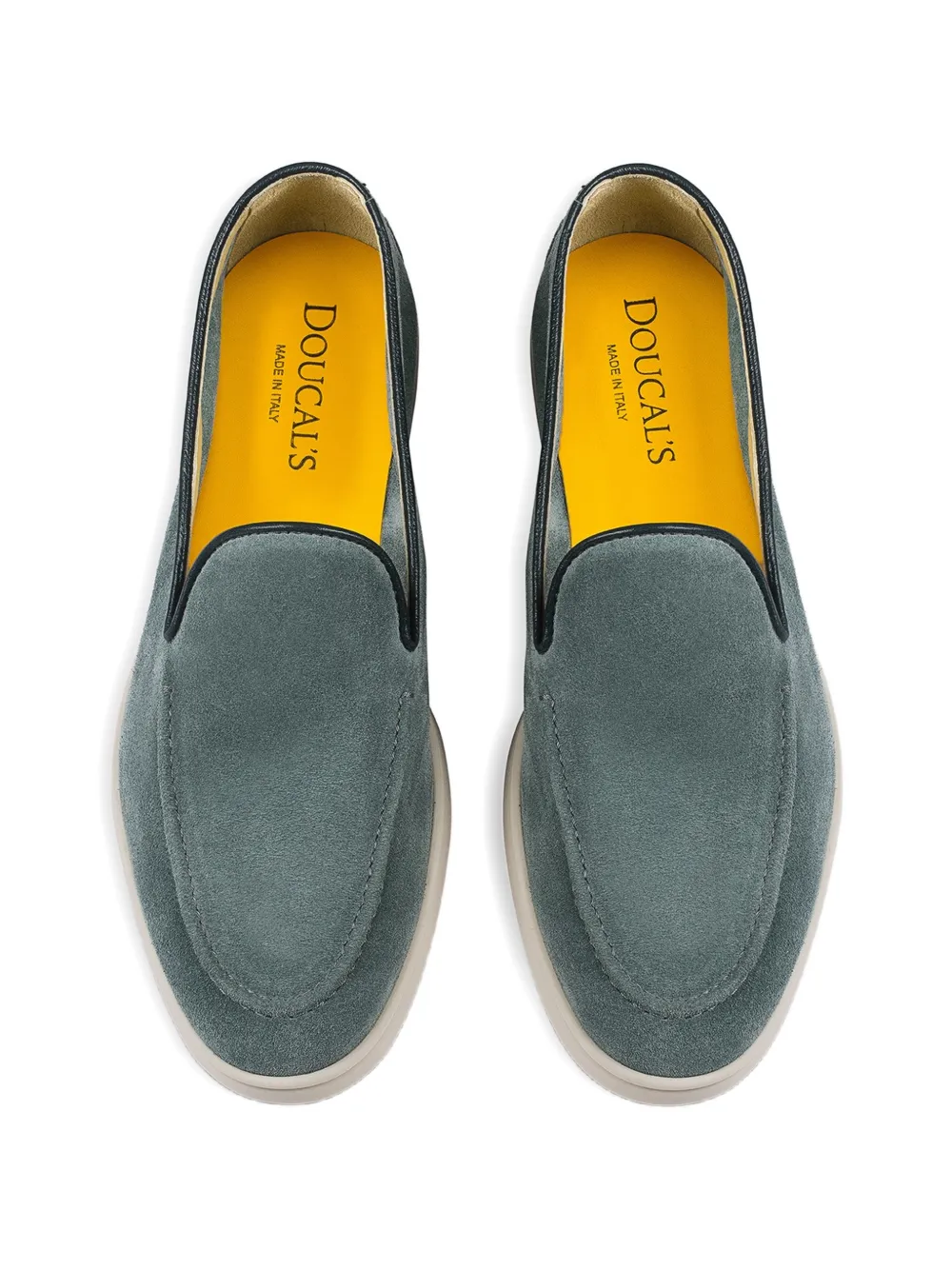 Doucal's suede loafers Blauw