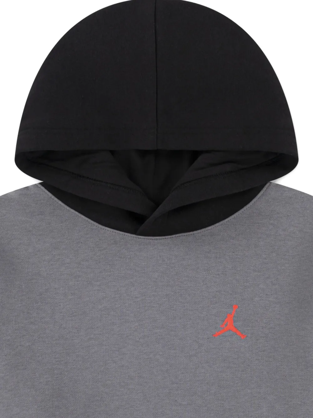 Jordan Kids Hoodie met buidelzak Grijs