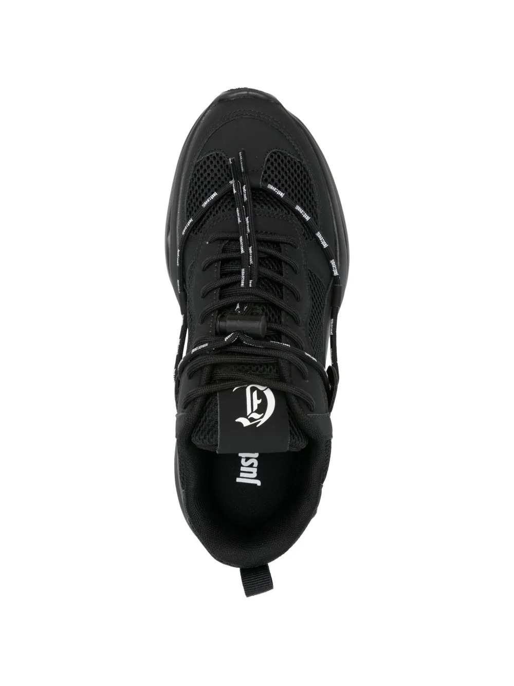 Just Cavalli Sneakers met koord detail Zwart