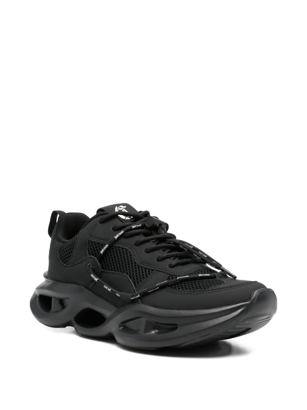 Just Cavalli Sneakers met koord detail Zwart