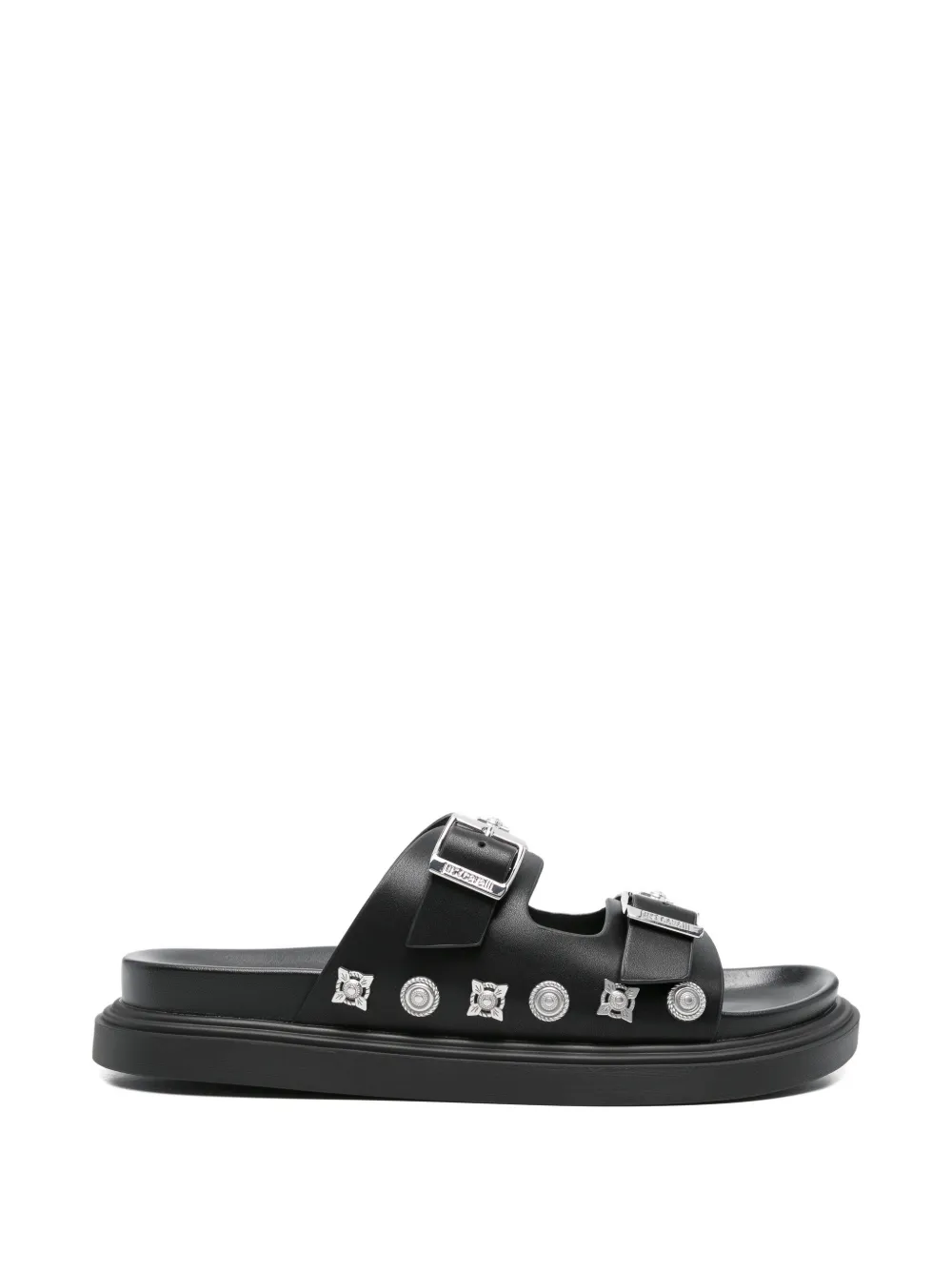 Just Cavalli buckle embellished sandals - Nero