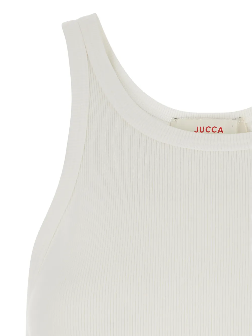  Jucca Ribbed Dress - White 
