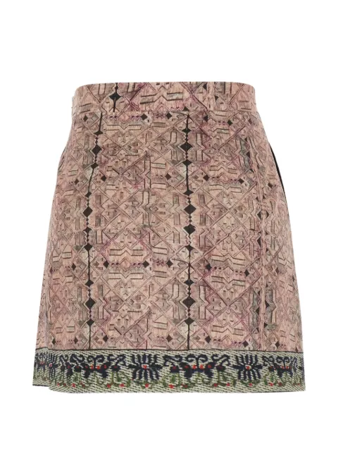 HUI MILANO Umberto printed mini skirt