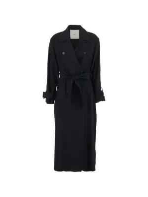 RUOHAN Ulva Trench Coat | Black | FARFETCH GE