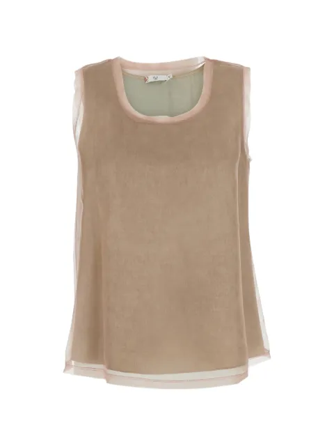 HUI MILANO Quirino silk top