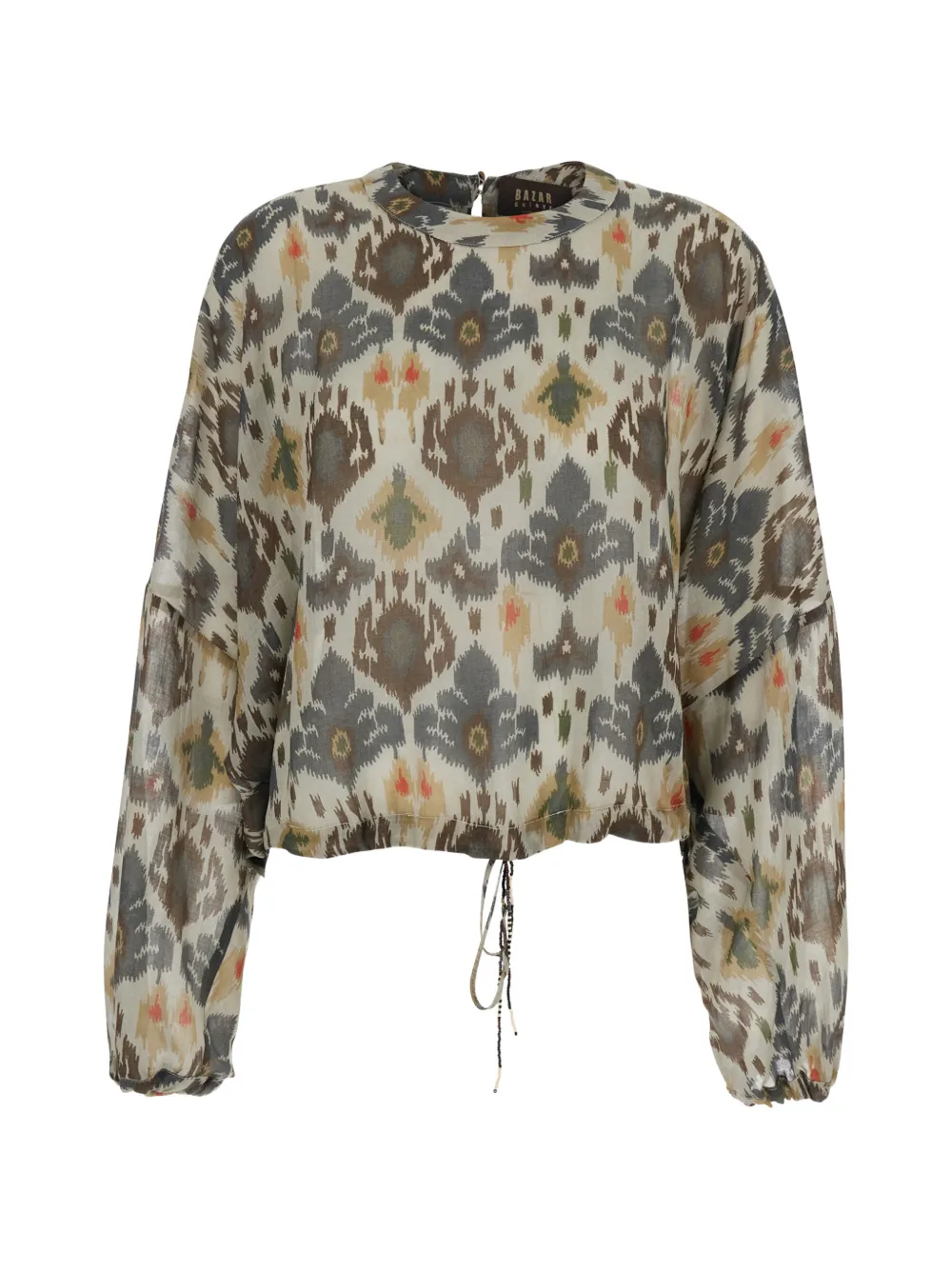 Bazar Deluxe long-sleeve blouse - Toni neutri
