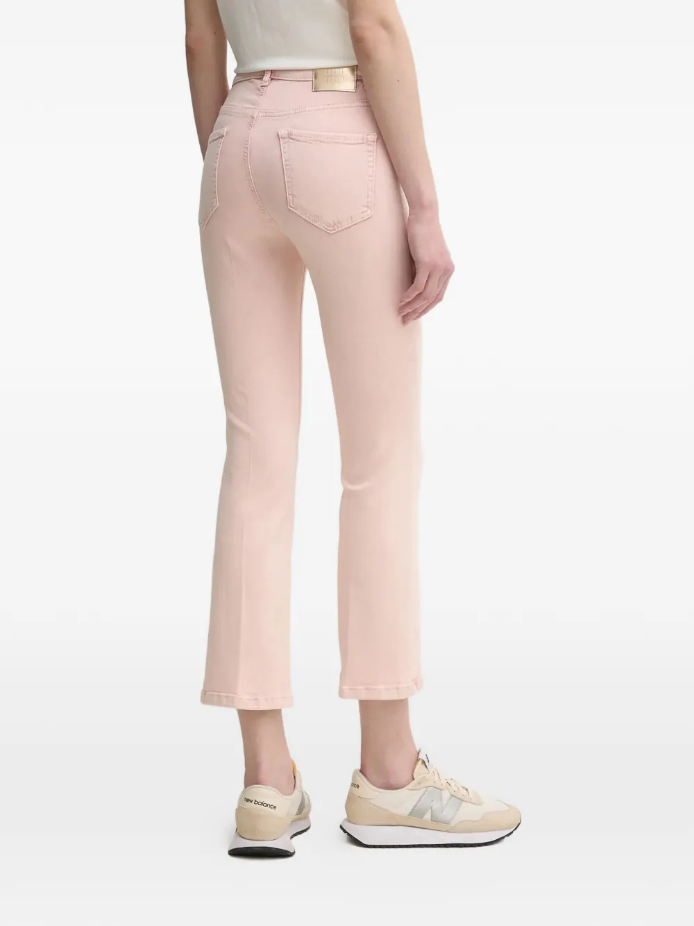  Oui Pink Cropped Jeans 