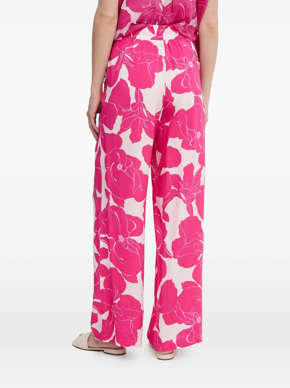  Marc Aurel Floral Trousers - Pink 