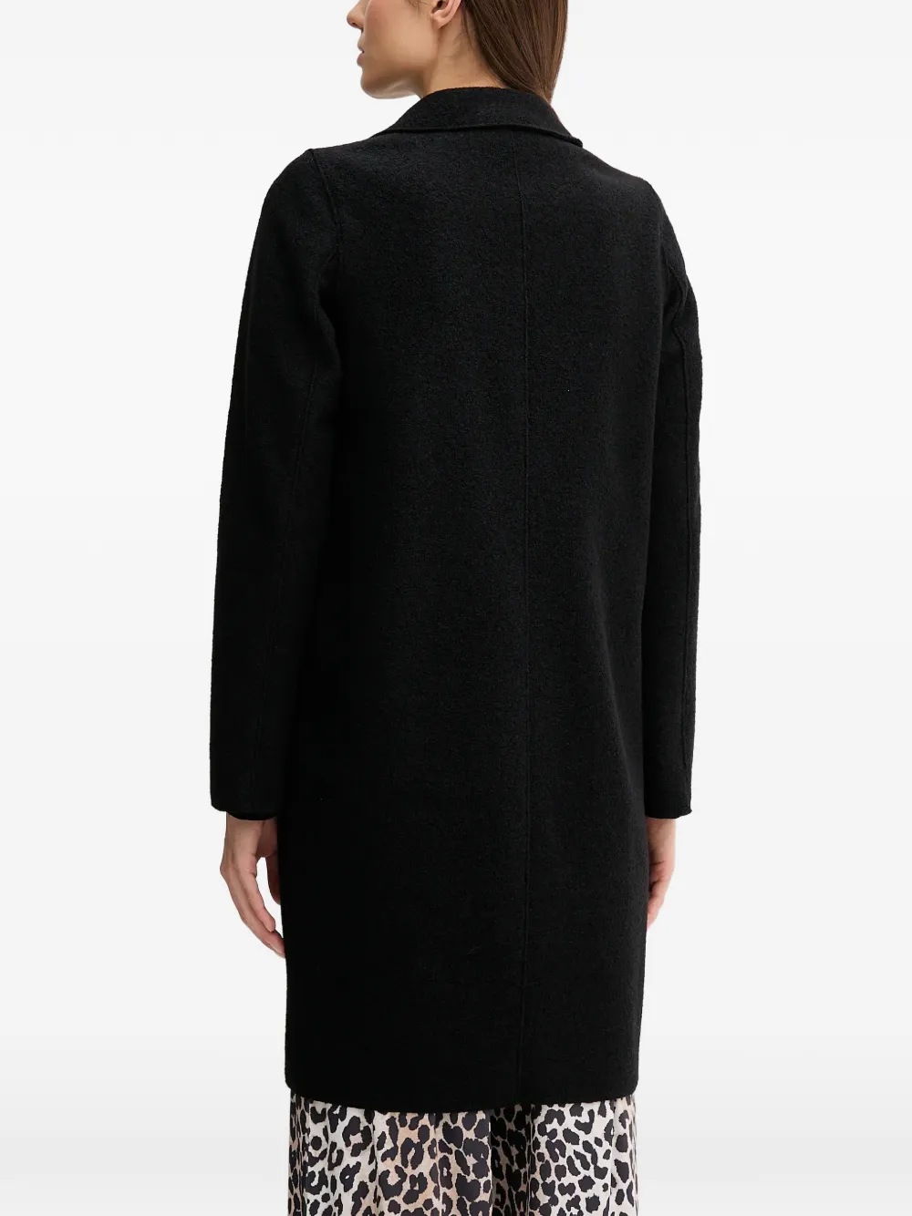  Oui Button Coat - Black 