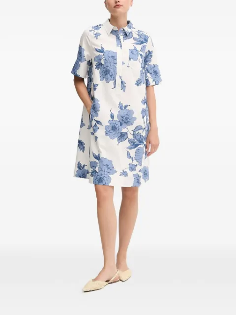 OUI floral-print shirt dress