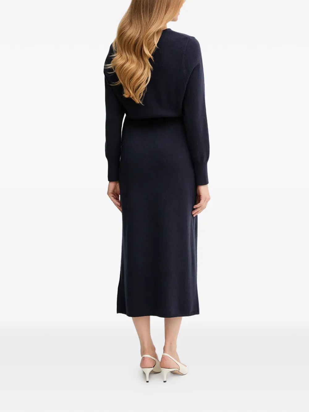 Side-Slit Midi Dress