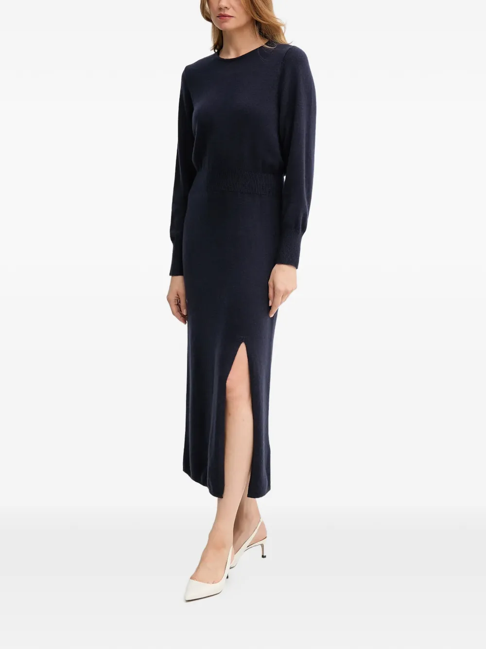 Side-Slit Midi Dress